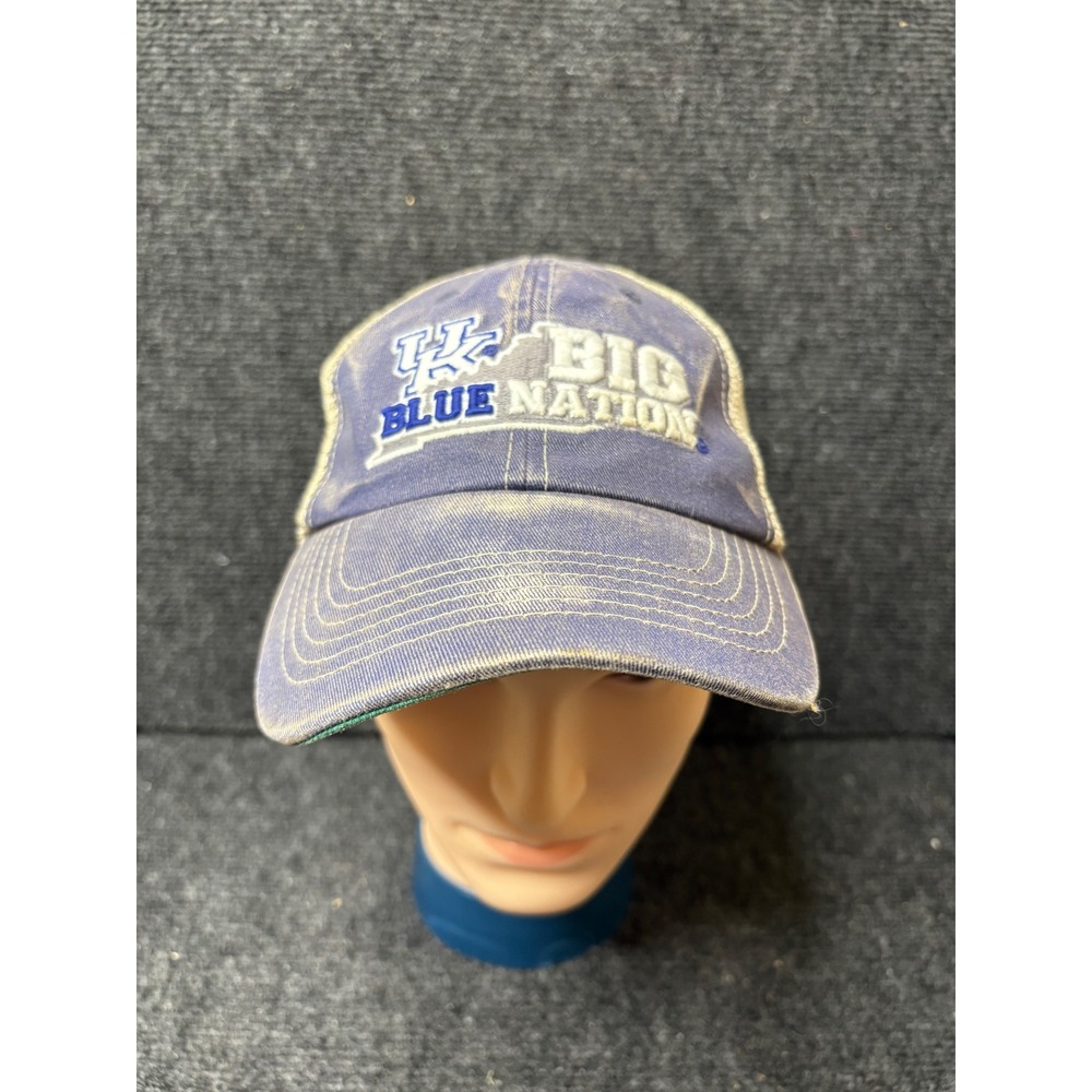 Top of the World Kentucky Wildcats Big Blue Nation Trucker Hat Blue Tan One-Fit